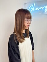 グランツ(GLANZ) サンドベージュ×顔まわりレイヤー