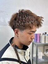 ファルベ(Farbe) フェザー/サーフカール/センターパート/波巻きツイスパ