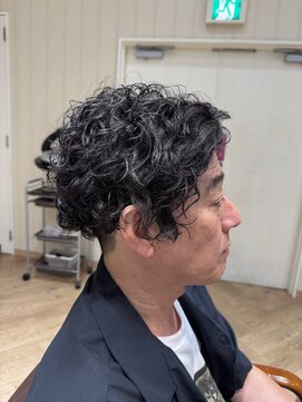 スパイラルパーマ×2ブロック×ハードパーマ×楽ちんセット