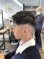ステレオ ヘアデザイン 安城店(STEREO HAIR DESIGN)&nbsp;フェード×アップバング（12月）