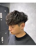 名古屋スペインカールフェードヘア