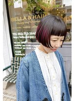 ベラアンドヘア(BELLA&HAIR) ボブを楽しむ裾カラー