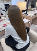 ブリーチなしダブルカラーベージュ/髪質改善トリートメント