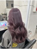 ラベンダーグレージュミルクティーブリーチカラー川越本川越