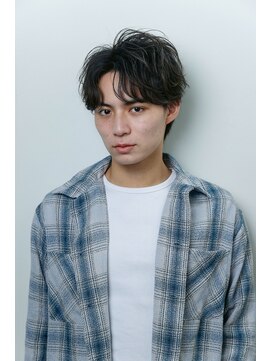 トラスト ザ バーバー 東京駅八重洲店(TRUST the Barber) ニュアンスパーマ/センターパート/メンズカット