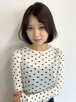 カノエ 福岡香椎店(canoe) ボブ チョコレートブラウン 髪質改善 顔周りカット 韓国風 20代