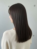 メゾンe.m.a(MAISON e.m.a)&nbsp;アッシュグレージュくびれレイヤーダブルカラーくすみ夏カラー
