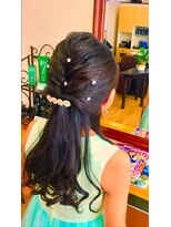 ビューティーサロン CYC&nbsp;ハーフアップ♪