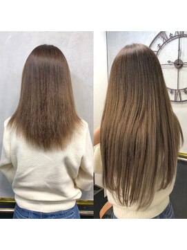 アンク クロス 吉祥寺店 【シールエクステ】 ロア80枚 ボブからセミロングに_▼