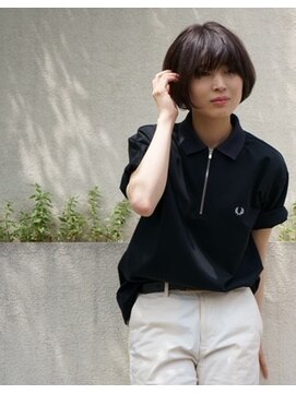 オッジ たまプラーザ(Oggi) 艶カラーでみせるショートボブ【たまプラーザ美容院】【oggi】