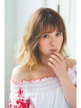 メルティエ(Mertie) 大人可愛い小顔☆外ハネ切りっぱなしくびれセミディ【錦糸町】