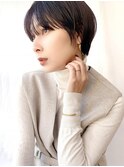 <髪質改善>大人ショート×シースルーバング1/心斎橋&難波&なんば