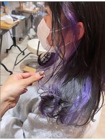 ナンバー ユアイロ 川崎(N° uairo)&nbsp;大人かわいいくびれミディラベンダーインナーカラー