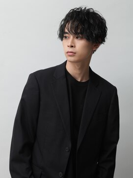 ヘアーカッティングガーデン ジャック モアザン 近鉄奈良店 メンズパーマ/前下がり/刈り上げ[奈良/大和西大寺駅/白髪ぼかし]