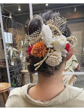 ノチ(Noci) 【和田寧々】水引/卒業式/成人式/アップスタイル