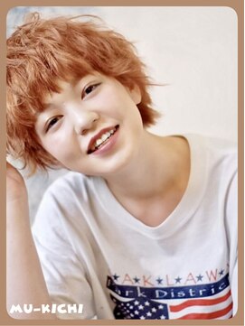 むーきち 三鷹(mu-kichi) ハイトーンマッシュショート【mu-kichi　三鷹】