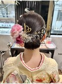 【立川CRES吉岡俊】卒業式ヘア 袴着付★