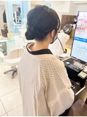 【横須賀中央 AGU】お着物 ヘアセット ゆるふわシニヨン