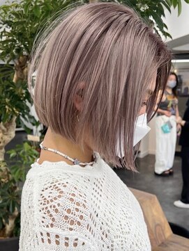 ジルブラン 横浜関内(JIL BLAN) ハイライトバレイヤージュダブルカラーケアブリーチ30代40代