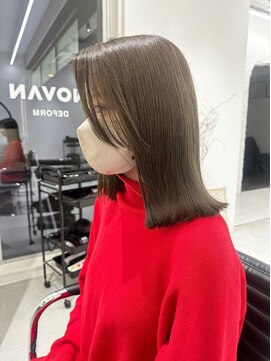 ベンジー 中目黒店(benji) ブリーチなし/ダブルカラー/オリーブ/グレージュ/20代/30代