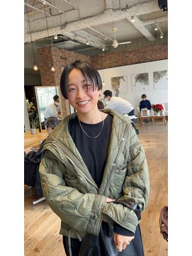 ホヌン 茅ヶ崎(Honnun) 大人の黒髪ハンサムショートヘア/茅ヶ崎