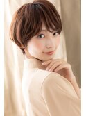 大人かっこいいくせ毛風小顔ナチュラルマッシュショートX大宮