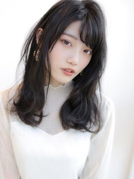 アグ ヘアー マルス 伊敷店(Agu hair mars) 《Agu hair》グロッシー×クセ毛風こなれミディアム