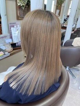 コアフィールフィス(COIFFURE fils) 【ハイトーンカラー艶髪】M3D認定サロン