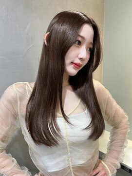 グロー 大宮(GLROW) 縮毛矯正　韓国　レイヤー　顔周り　大宮　　haruhi