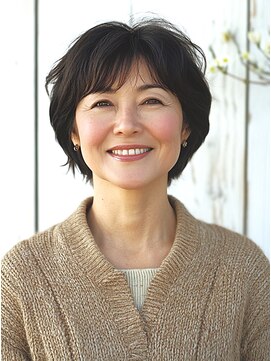 フレア 心 武庫之荘(flare) ★似合わせこなれミディグラレイヤー小顔大人ショート