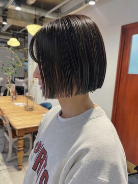 キャロルガーデンズ ボコカ 表参道(Carroll Gardens bococa) 【kacho】裾カラー　turquoise