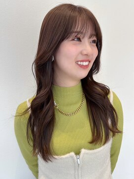 ケーツー あべのキューズモ－ル店(K-two) ロングヘア*透明感カラー*イルミナカラー*オリーブカラー