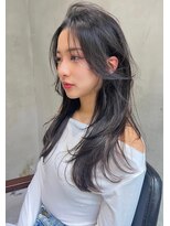 ケイト(kate) kate大宮 アッシュグレー×顔周りレイヤー