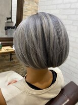 アトリエナガノ(atelier nagano) ニュアンスカラー/センターパート/ツヤ髪スタイル/ブルージュ