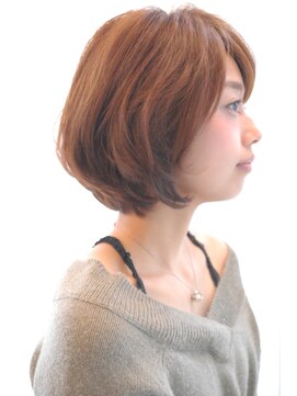 レウナ 外苑前(Reuna) 丸みが可愛いひし形ボブ ワンカール