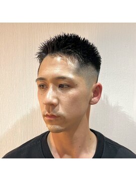 ジェントル(GENTLE) 爽やかさ溢れる男前カット/フェード/黒髪/メンズカット