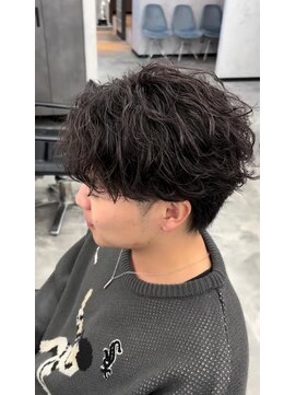 オム ブランシェ(HOMME BLANCHE’) 【Ryo】シャドウフェザーパーマショートウルフ