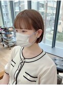 小顔タッセルボブ×似合わせカット[ボブ/縮毛矯正/丸型卵型】