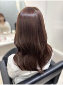 《韓国ヘア》柔らかいブラウンカラー×ヨシンモリ