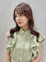 ロンドプランタン 恵比寿(Lond Printemps) ミニウルフレイヤーカット顔周り前髪韓国ミディアムロング恵比寿