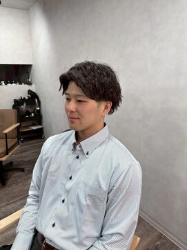 ティーヘア(t.hair) 骨格矯正爽やかメンズショートカット/刈り上げ/マイクロバブル