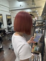 ヘアーアンドメイク ビス(HAIR&MAKE bis)&nbsp;ピンクボブ