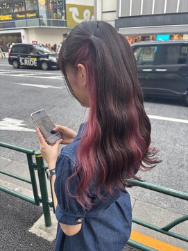 プライズ 表参道原宿店(prize) ピンクインナーカラー