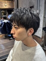 メンズココ メンズパーマ 韓国ヘア 日本橋店(MENS COCO)&nbsp;「清潔感」アップバングショートマッシュ