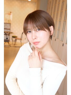 縮毛矯正/クラゲヘアー/オリーブグレー/小顔/ココアベージュ