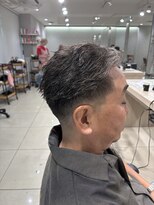 アッシュ 高幡不動店(Ash)&nbsp;メンズパーマツイストスパイラルフェザーパーマ眉毛