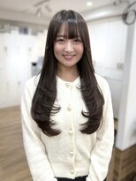 ハピネス クローバー 八木店(Happiness CLOVER)&nbsp;髪質改善 レイヤーカット ワンカールレイヤーカット