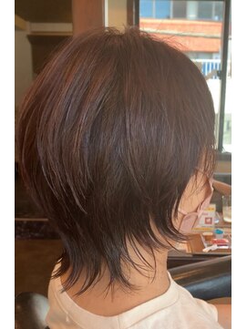 サロン ド メイド(Salon de MADE) ☆サロンドメイド茅ヶ崎☆ ウルフ×ワインレッドカラー☆