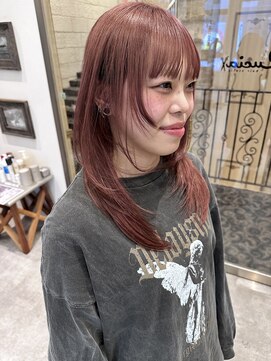 ルチア ヘア ステラ 京都店(Lucia hair stella) イルミナカラー/ワインレッド/フェイスレイヤー/京都/河原町