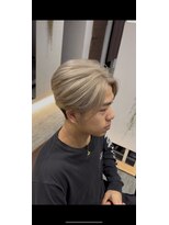 クレヨン ケース(Crayon case)&nbsp;メンズ 刈り上げハイトーンカラーマッシュ